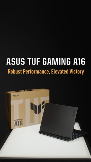 11K views · 237 reactions |  Unboxing: TUF Gaming A16 (2025) – built like a tank, plays like a dream! AMD muscle. RTX firepower. And durability that laughs at drops. Check out now by clicking on the link in the bio! #ASUSIndia #TUFGaming #A16Unboxing #BuiltToEndure #GameHardStayTUF | ASUS | Facebook