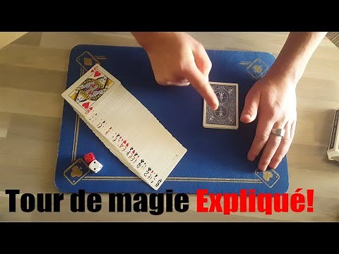 Tour de magie avec des cartes facile et impressionnant sans préparation expliqué