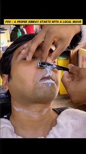 Street Shave : A sunday ritual for Indian Men 🇮🇳