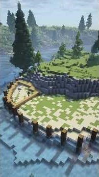 Day 1 of Building an Island Village in Minecraft