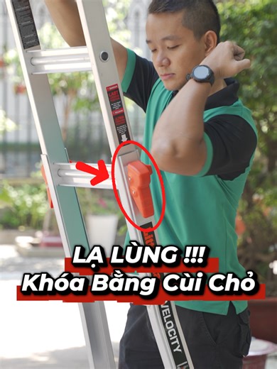 Cái khóa thang lạ lùng nhất trên little giant velocity M17 #thangnhom #littlegiant #thangnhomrutdoi
