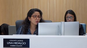 8.6K views · 87 reactions | On day two of budget hearings, Judge Lina Hidalgo heard directly from Harris Health Systems, about how the tight budget environment will impact Level 1 and Level 3 trauma centers, in Harris County like Ben Taub hospital that residents rely on. | Office of County Judge Lina Hidalgo | Facebook