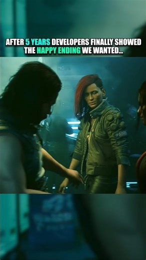After 5 years Developers made a Happy Ending #shorts #cyberpunk