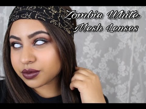 Zombie White Halloween Lenses | HoneyColor