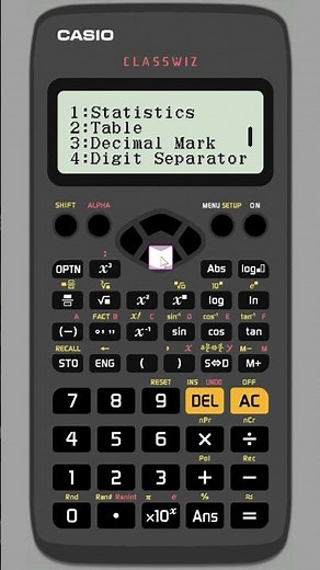 Make numbers easier to read using the Digit Separator | Casio fx-83GTX | fx-85GTX | #shorts