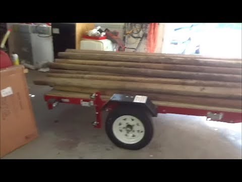 Harbor Freight Tools Haul Master 4' X 8' Trailer 1750 lbs Capacity Part # 62647 Part 2 of 2