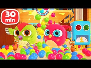 A new game with colorful balls for Hop Hop and Peck Peck! Play and have fun with friends.