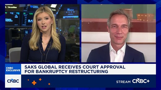 Watch CNBC's full interview with Saks Global CEO Geoffroy van Raemdonck