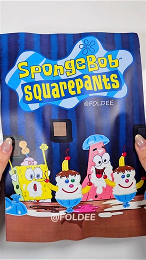 SpongeBob Ice Cream Blind Bag #spongebob #blindbag #unboxing #squishy #diy