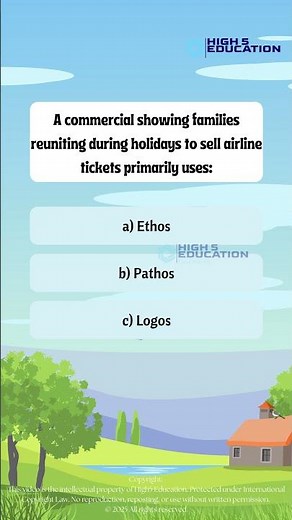 Identify appeals to ethos, pathos and logos in advertisements
