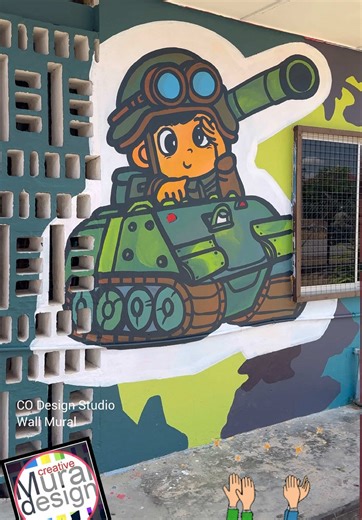 Stunning Outdoor Mural at Tabika KEMAS Kem Terendak