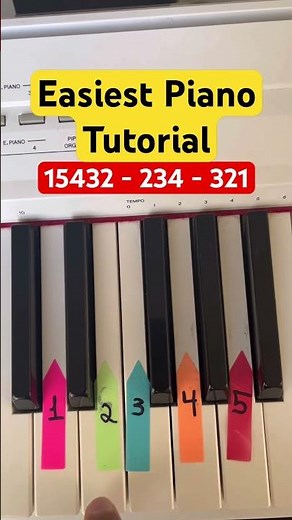 Easy Piano Tutorial 🎹✨ TRY NOW
