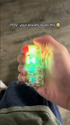 Keyboard Fidget Toy for Adults Fidget Keyboard Clicker Toys with LED Lights. Link in Description.