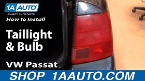 How to Replace Tail Light 1998-2001 Volkswagen Passat