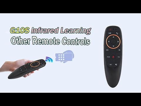 G10S REVIEW！！！Air Mouse How To Pair | TV Remote Control IR Learning With Power Button