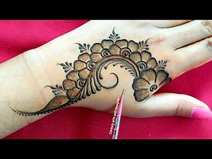 Very beautiful mehndi design for back hand | Latest mehndi| Simple mehndi | Mehndi ka design |Mehndi