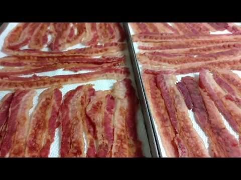 Bacon Cooked Freeze Dried in my Home Freeze Dryer Protein Meat Food Storage