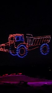 3.1K views · 83 reactions | Our construction equipment took to the sky during our drone show last week.  With over 500 drones used, Pixis Drones helped us tell the story of the history of Volvo CE and our plans for future innovations at Volvo Days 2024. Here's just a snip of the entire show.  | Volvo Construction Equipment North America | Facebook