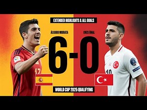 Spain vs Turkey 6-0 || All Goals & Extended Highlights || World Cup 2026 Qualifiers
