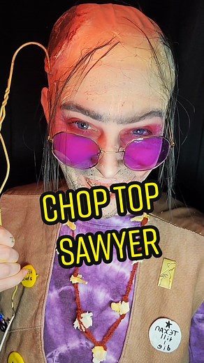 CHOP TOP SAWYER ✌️📻 Texas Chainsaw Massacre 2 #choptopsawyer #choptop #tcm2 #texaschainsawmassacre #texaschainsawmassacre2 #horrortok #horrorcommunity #horrormovies #mua #sfxmakeup #sfx #cosplay #horrorcosplay #choptopcosplay