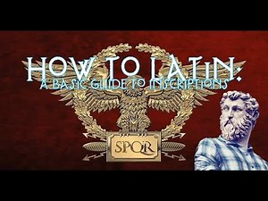 How to Latin: A basic guide to inscriptions