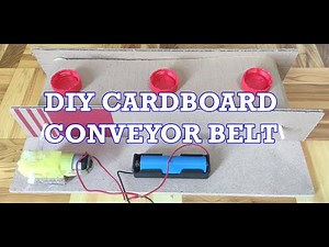DIY Cardboard Conveyor Belt