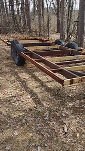Replying to @thingshappen5 Im building a airbagged trailer out of steel, this is a wooden mockup to get the suspension geometry correct for anyone confused #fblifestyle | checkersgarage