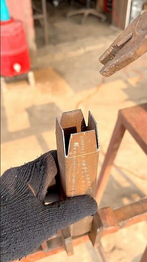 Square pipe joint #welding #welder