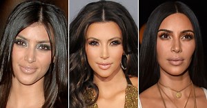 Kim Kardashian throughout the years