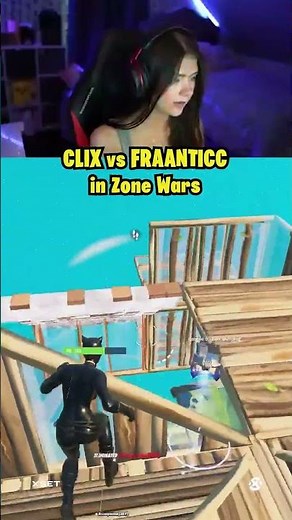 Clix vs Franticc In Zone Wars 🤣
