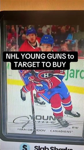 NHL YOUNG GUNS to TARGET to BUY. #sportscards #tradingcards #hockeycards #nhl