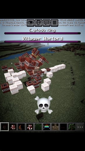 Minecraft but with a Boss mod 😳 #shorts #minecraft