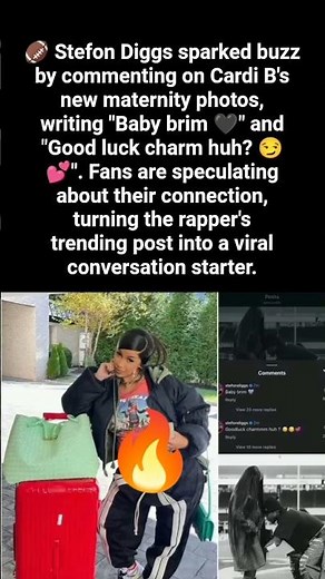 ​Baby brim, good luck charm. 👀​#CardiB​#StefonDiggs​#BabyBrim​#GoodLuckCharm​#FBLifestyle