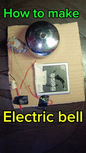 How to make electric Bell #short #diyelectronicsproject
