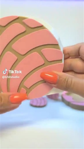 Circle Concha Sticky Note Holder: 3D Printable Desk Organizer (STL   3MF) - Etsy