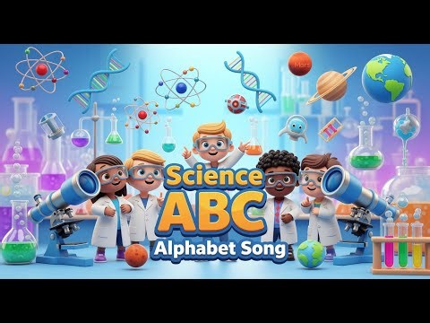 Science ABC Alphabet Song for Kids | Sing and Learn A to Z with Atom, DNA & Space!