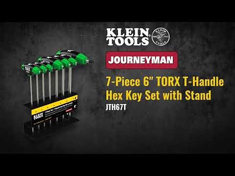 Hex Key Set, TORX T-Handle, 6-Inch with Stand, 7-Piece (JTH67T)