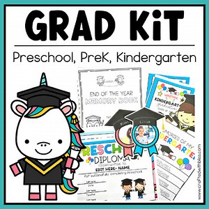 Graduation Kit Pre-K, Preschool & Kindergarten End Of The Year Ceremony Program