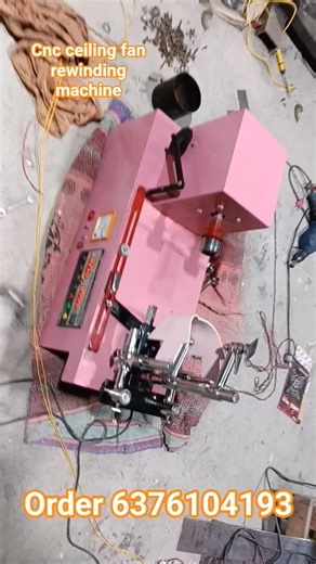 ceiling fan stetar winding Machine #rewindingmachine #ceilingfanrepair #ceilingfan