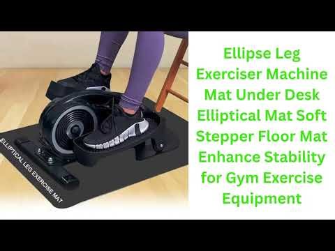 #Ellipse Leg Exerciser# Machine Mat Under Desk #Elliptical Mat Soft