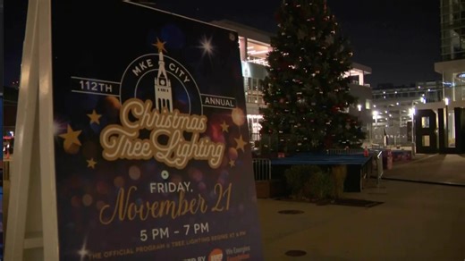 City of Milwaukee to light its official Christmas tree in Cheer District Friday