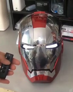 Iron Man MK5 helmet by @thearmorplace