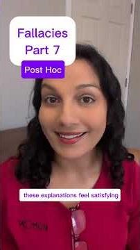 Episode 7: Post Hoc — When "After" Gets Mistaken for "Because"