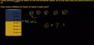 Word problems with volume