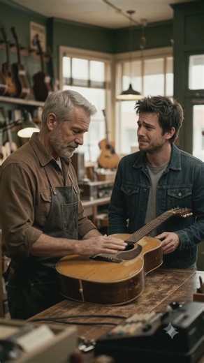 “The Guitar His Father Left Behind” 🎸❤️