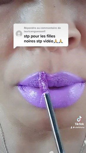 9.6K views · 129 reactions | . #lipstick #lipcombo #purple #violet #lipartist #lipmakeup #liptutorial #tutorial #stehlisha | Stehlishaofficielle | Facebook