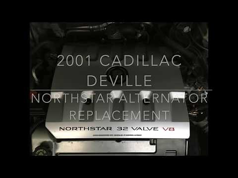 Cadillac Northstar Alternator Replacement - Out the Top