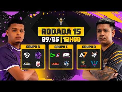 🚨FFWS BR 🏆 RODADA 15 - GRUPOS B, C e D | FREE FIRE AO VIVO🚨 #freefire