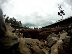 AMAZING! GO PRO UNDER 75MPH Train!!!