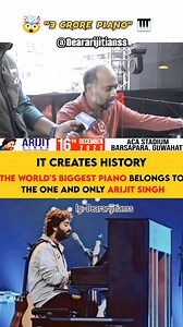 63K views · 2.7K reactions | World's Biggest Piano belongs to Arijit Singh ♥️ | Arijit Singh Music | Facebook